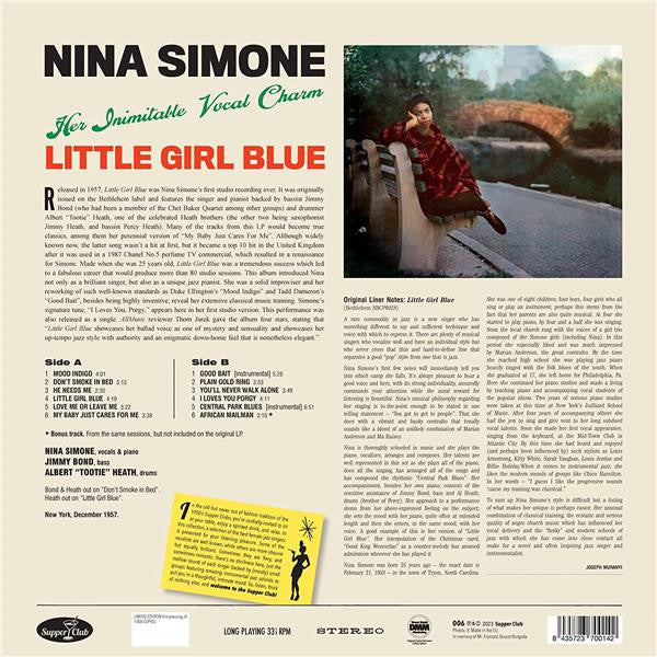Nina Simone – Little Girl Blue - LP - Limited Edition