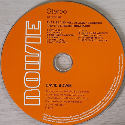 David Bowie - The Rise and Fall of Ziggy Stardust and the Spiders from Mars--CD / Remastered Album