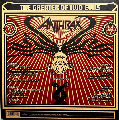 Anthrax – The Greater Of Two Evils - 2LP