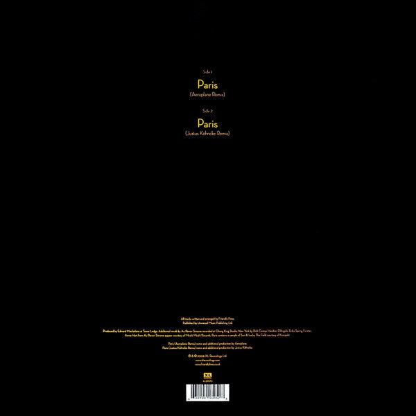 Friendly Fires – Paris - 12" Single