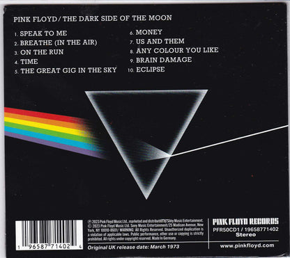 Pink Floyd – The Dark Side Of The Moon - CD