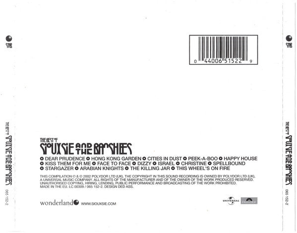 Siouxsie and the Banshees - The Best Of Siouxsie And The Banshees - CD