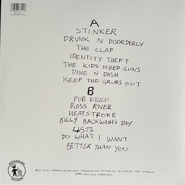 The Chats – High Risk Behaviour - LP (Clear)