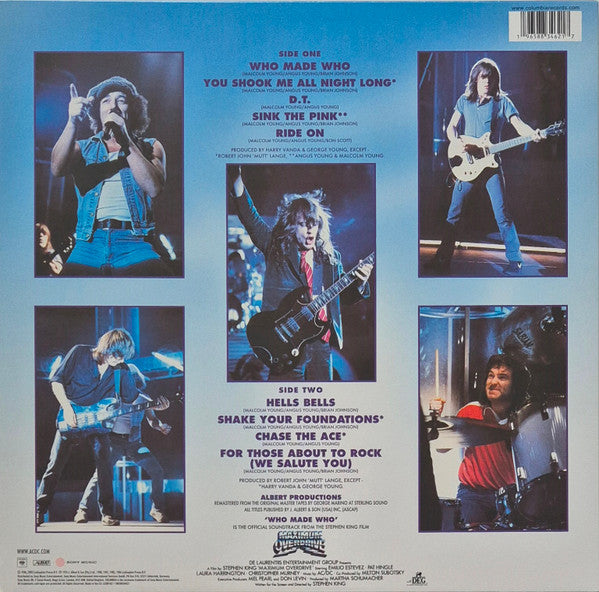 AC/DC – Who Made Who - LP - GOLD