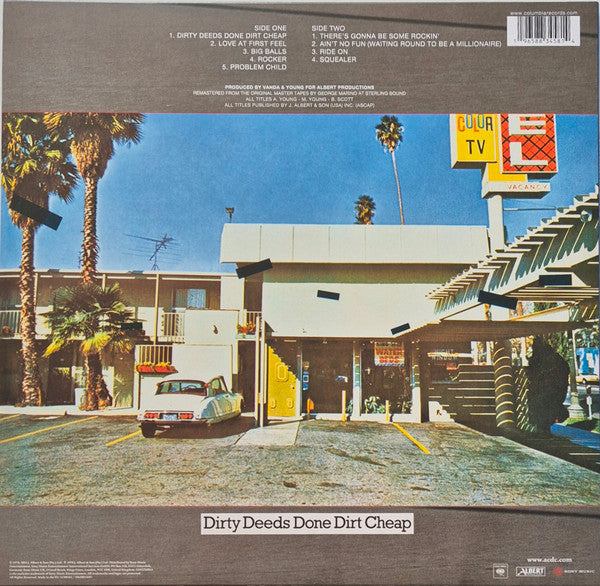 AC/DC – Dirty Deeds Done Dirt Cheap - LP - GOLD