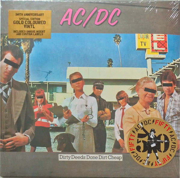 AC/DC – Dirty Deeds Done Dirt Cheap - LP - GOLD