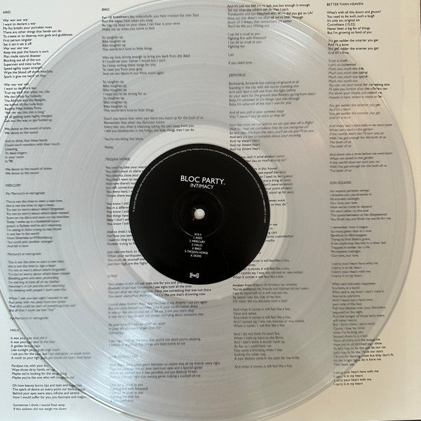 Bloc Party – Intimacy - LP