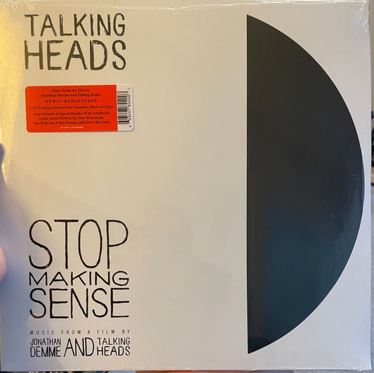 Talking Heads – Stop Making Sense (Music From A Film By Jonathan Demme And Talking Heads) - LP