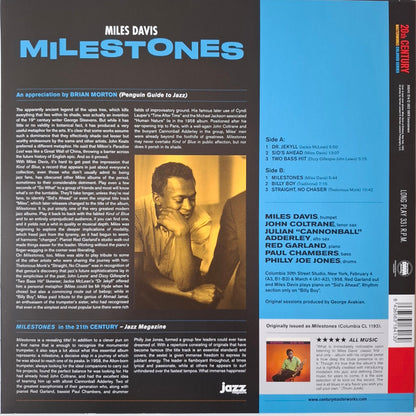 Miles Davis – Milestones - LP