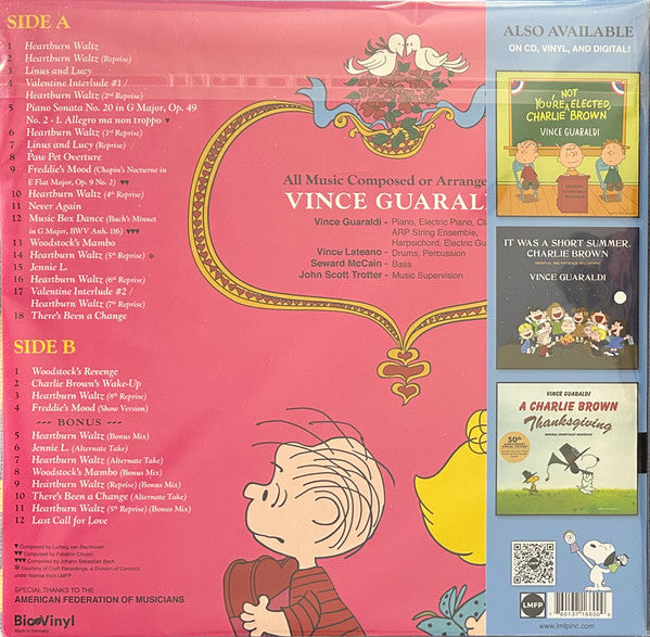 Vince Guaraldi – Be My Valentine, Charlie Brown (Original Soundtrack Recording) - LP