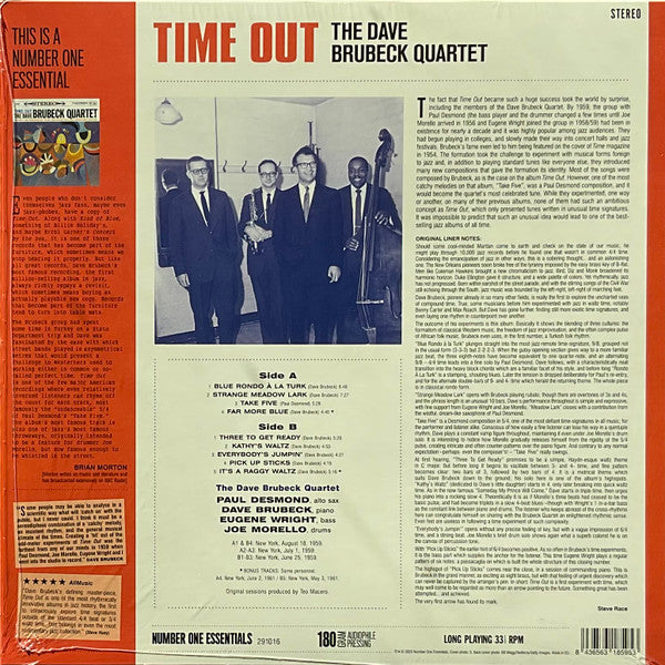 The Dave Brubeck Quartet – Time Out LP