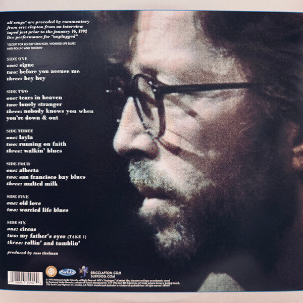 Eric Clapton – Unplugged: Enhanced Edition - 3LP