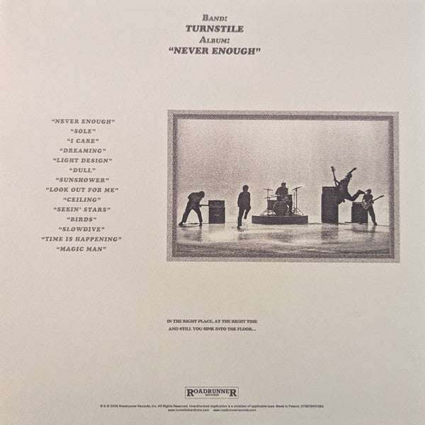 Turnstile – Never Enough - LP - LE