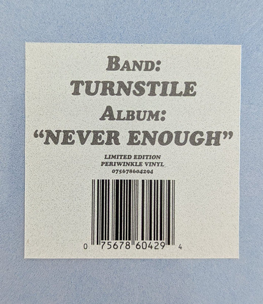 Turnstile – Never Enough - LP - LE