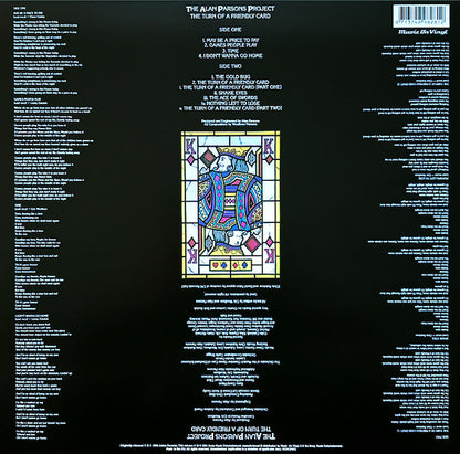 The Alan Parsons Project – The Turn Of A Friendly Card - LP