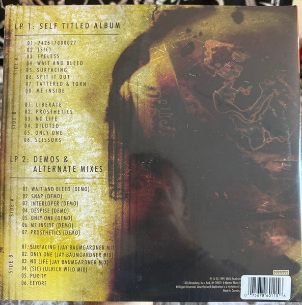 Slipknot – Slipknot - 2LP (25th Anniversary Edition)