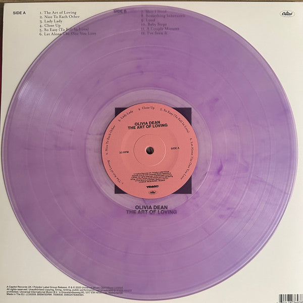 Olivia Dean – The Art Of Loving - LP (Limited Edition, Lilac)