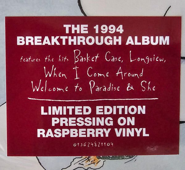 Green Day – Dookie - LP - Limited Edition, Raspberry