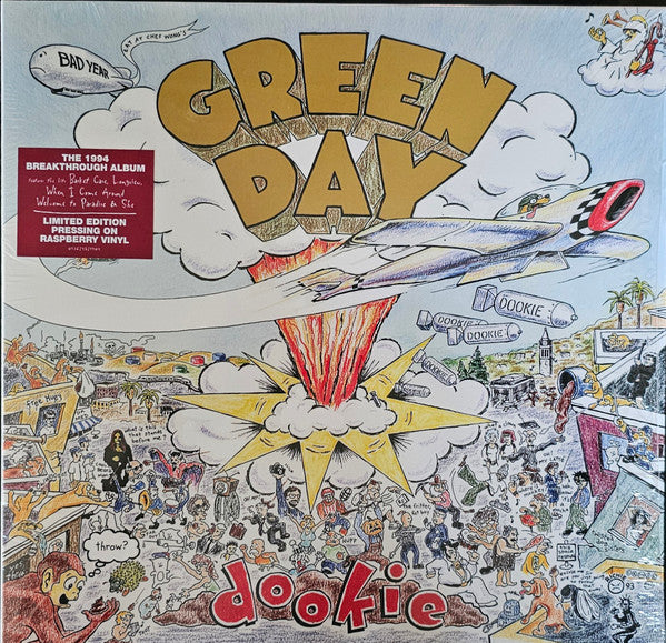 Green Day – Dookie - LP - Limited Edition, Raspberry