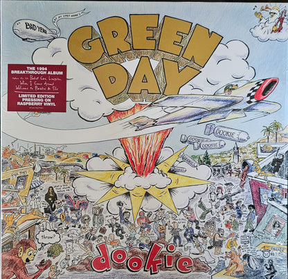 Green Day – Dookie - LP - Limited Edition, Raspberry