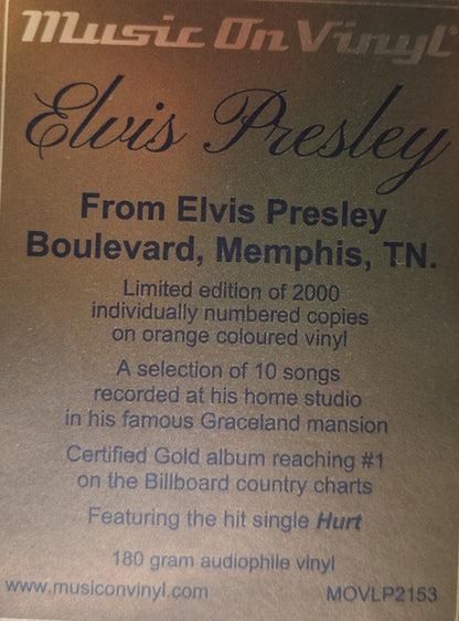 Elvis Presley – From Elvis Presley Boulevard, Memphis, Tennessee - LP