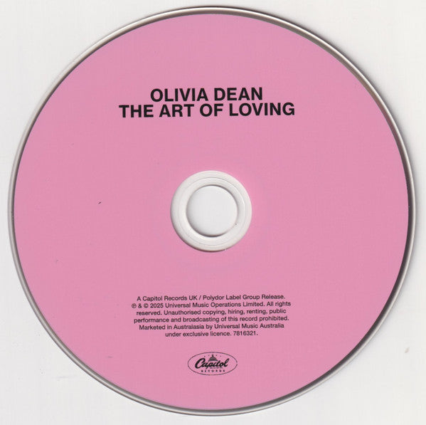 Olivia Dean – The Art Of Loving - CD