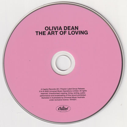 Olivia Dean – The Art Of Loving - CD