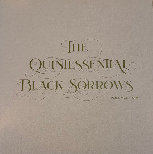 The Black Sorrows – Quintessential Black Sorrows - LP