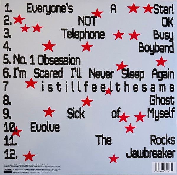 5 Seconds Of Summer – Everyone’s A Star! - LP