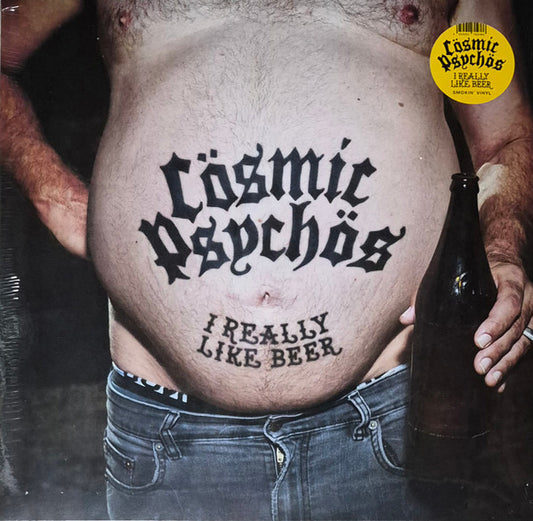 Cosmic Psychos – I Really Like Beer - LP (Clear w/ Black Smoke [Smokin'])
