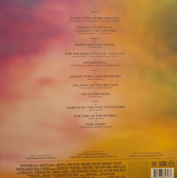 Stephen Schwartz – Wicked: For Good (The Soundtrack) - LP