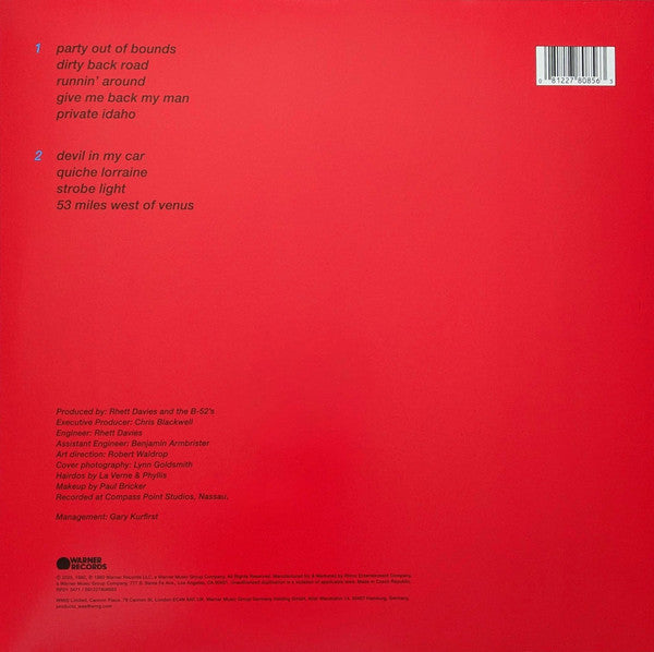 The B-52's – Wild Planet - LP - Record Store Day