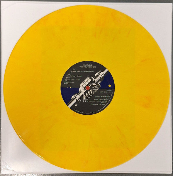 Pink Floyd – Wish You Were Here - LP - (Yellow Flame, 50th Anniversary)