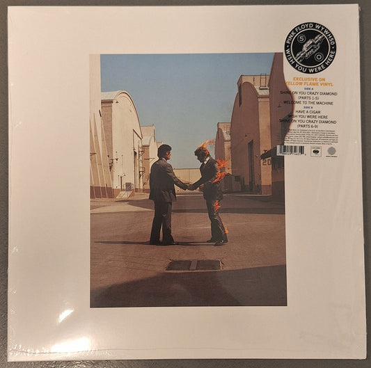 Pink Floyd – Wish You Were Here - LP - (Yellow Flame, 50th Anniversary)