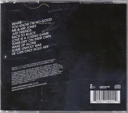 Amy Winehouse - Back to Black--CD / Album