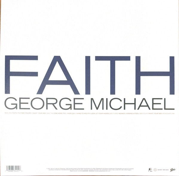 George Michael – Faith - LP - Red & Black Marbled