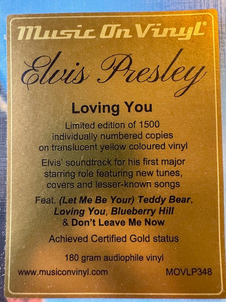 Elvis Presley – Loving You - LP