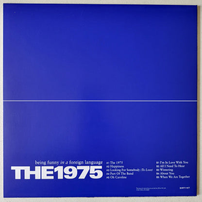 The 1975 – Being Funny In A Foreign Language - LP