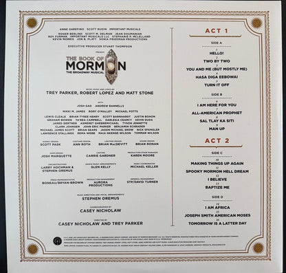 Various – The Book Of Mormon (Original Broadway Cast Recording) - 2LP