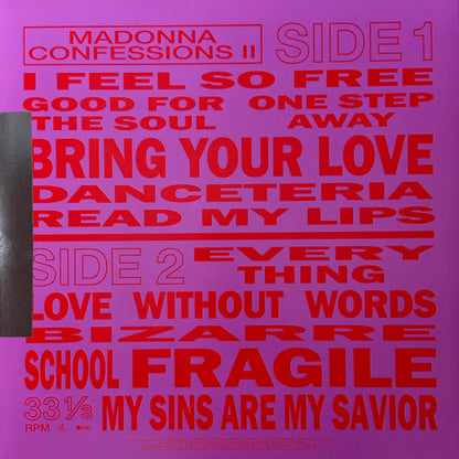 Madonna – Confessions II - 1LP