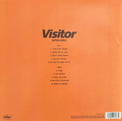 Sienna Spiro – Visitor - LP (Tangerine)