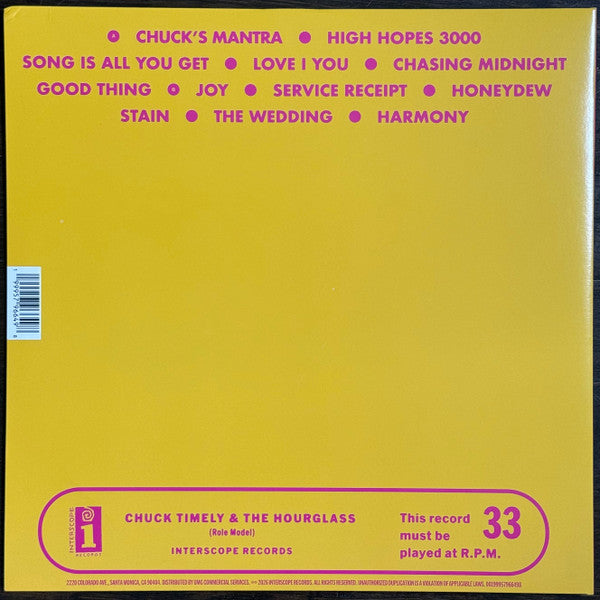 ROLE MODEL – Chuck Timely & The Hourglass - LP
