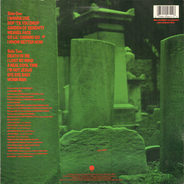 Ramones – Halfway To Sanity - LP