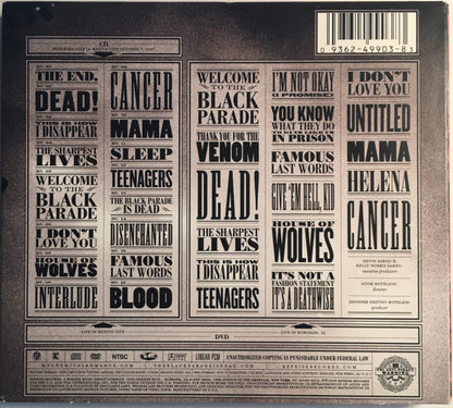 My Chemical Romance – The Black Parade Is Dead! - CD (+DVD) Digipak