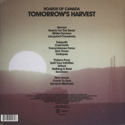 Boards Of Canada – Tomorrow's Harvest - 2LP