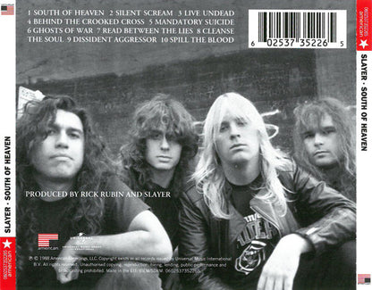 Slayer – South Of Heaven - CD