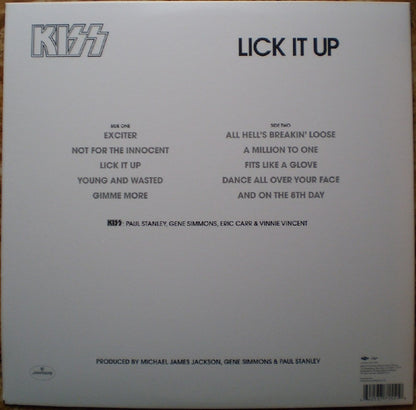 Kiss - Lick It Up - LP