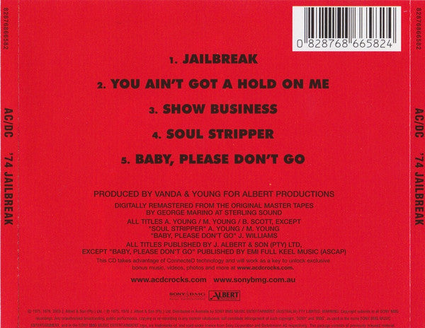 AC/DC – '74 Jailbreak - CD