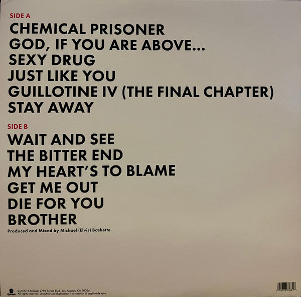 Falling In Reverse – Just Like You - LP