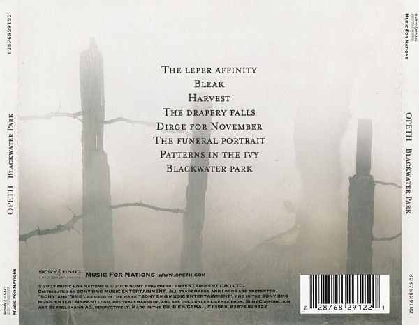 Opeth - Blackwater Park - CD / Album